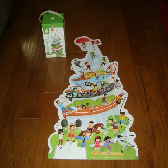 Child's Janod Giant Multi-Sports Floor Puzzle, VGUC - Picture 1 of 4